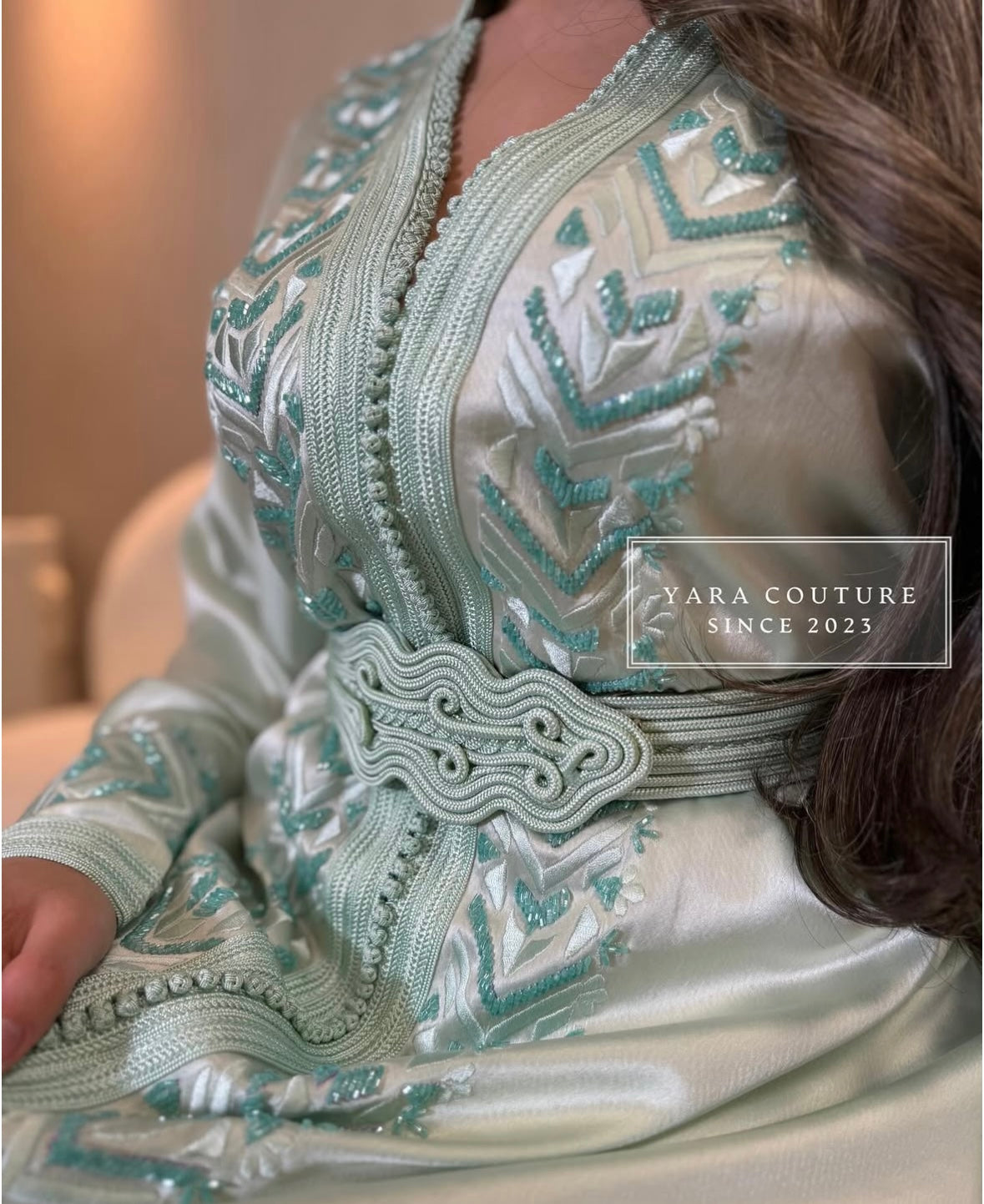 Kaftan mint green
