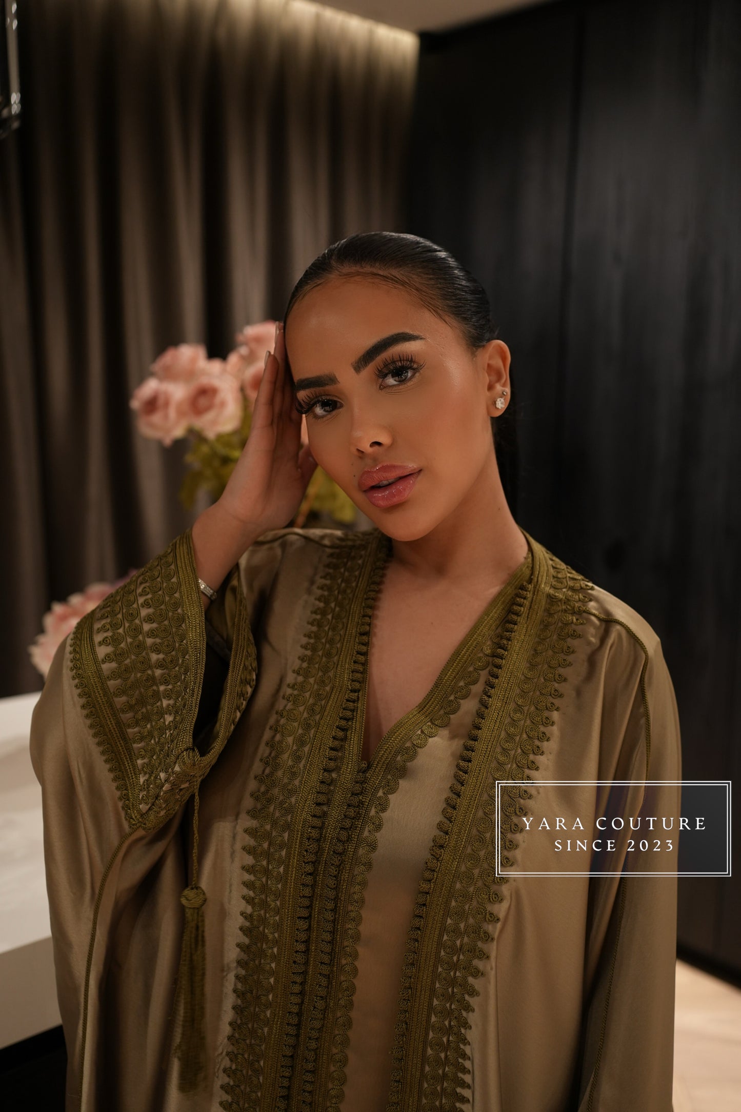 Abaya set Olive