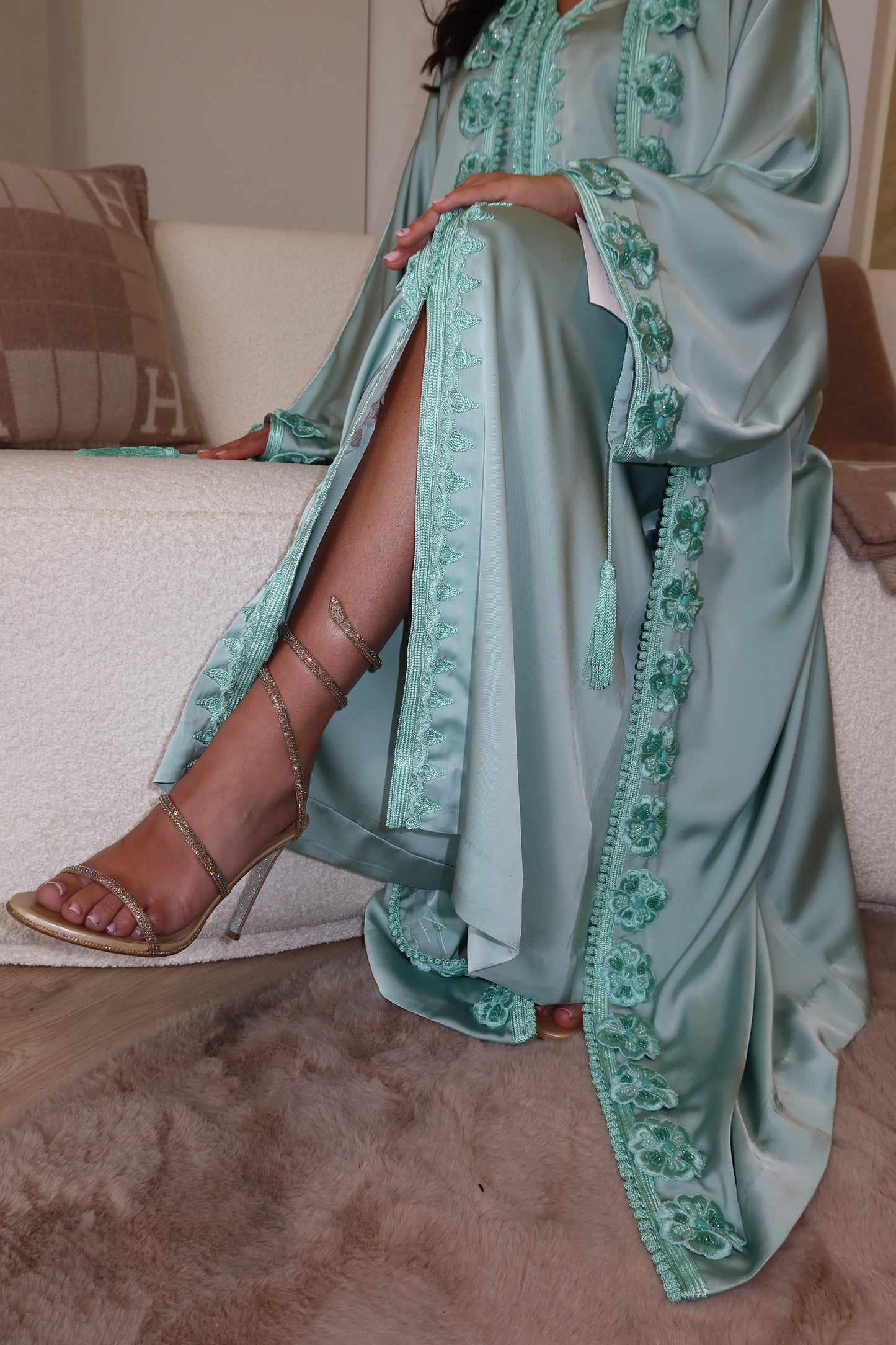 Abaya set full flower