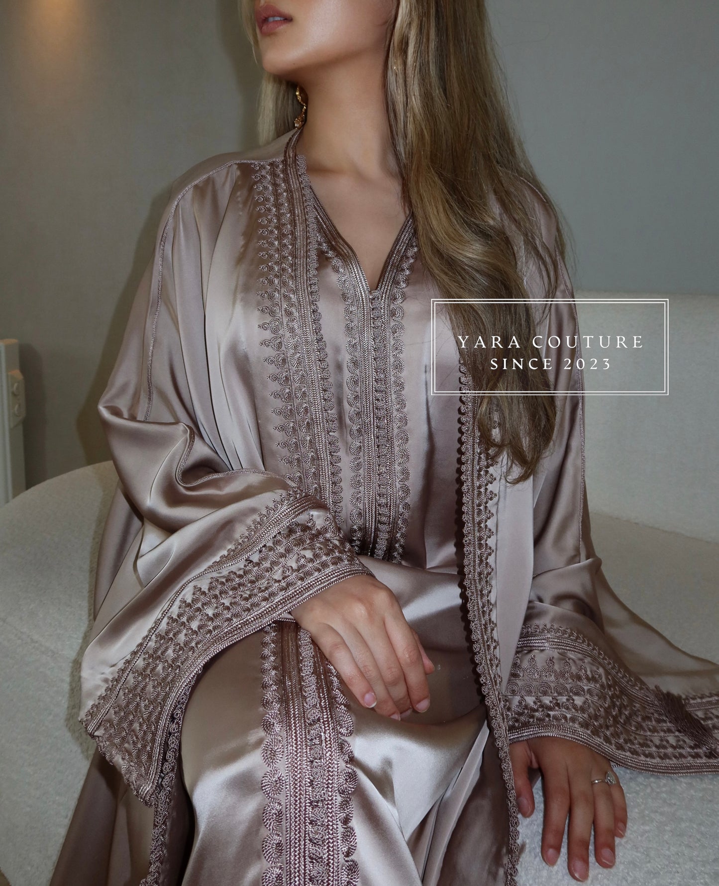 Abaya set taupe