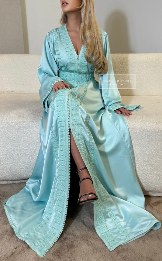 Signature Kaftan Pastel Blue