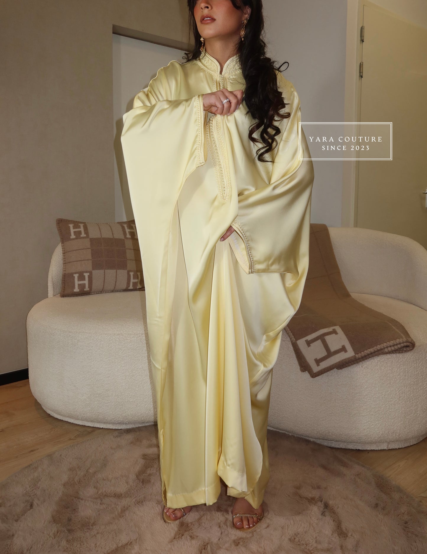 Kandoura Yarah butteryellow