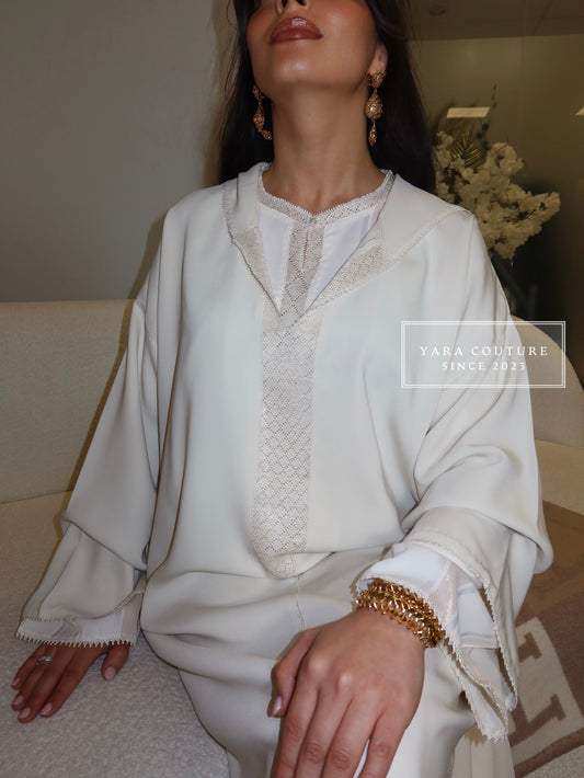 Jelaba Randa White
