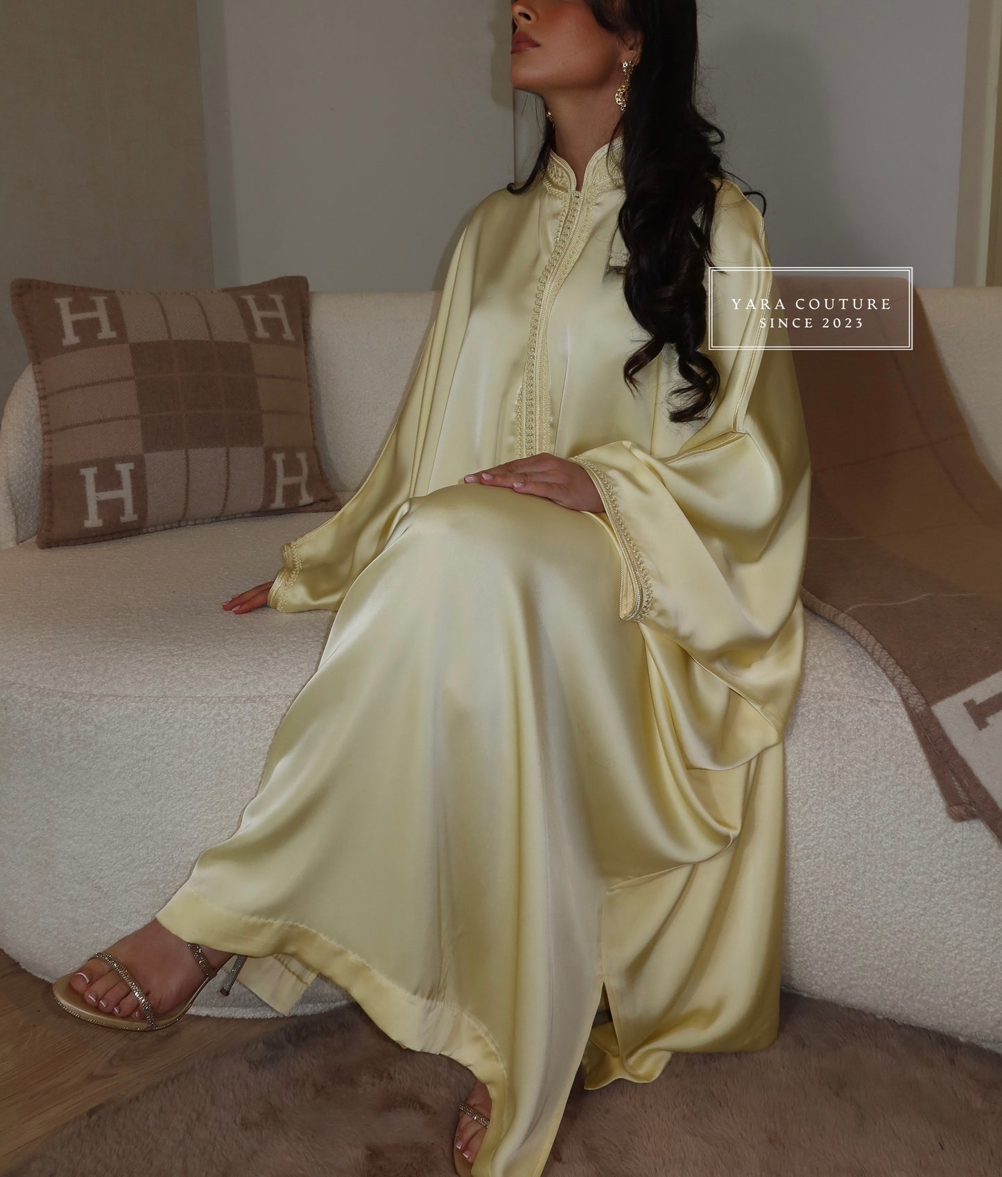 Kandoura Yarah butteryellow