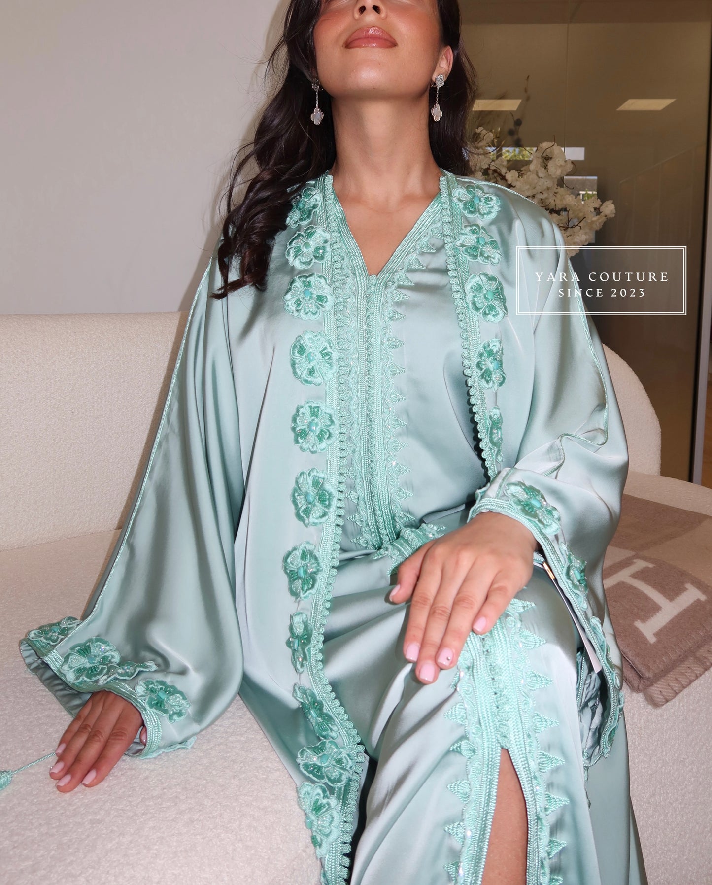 Abaya set full flower