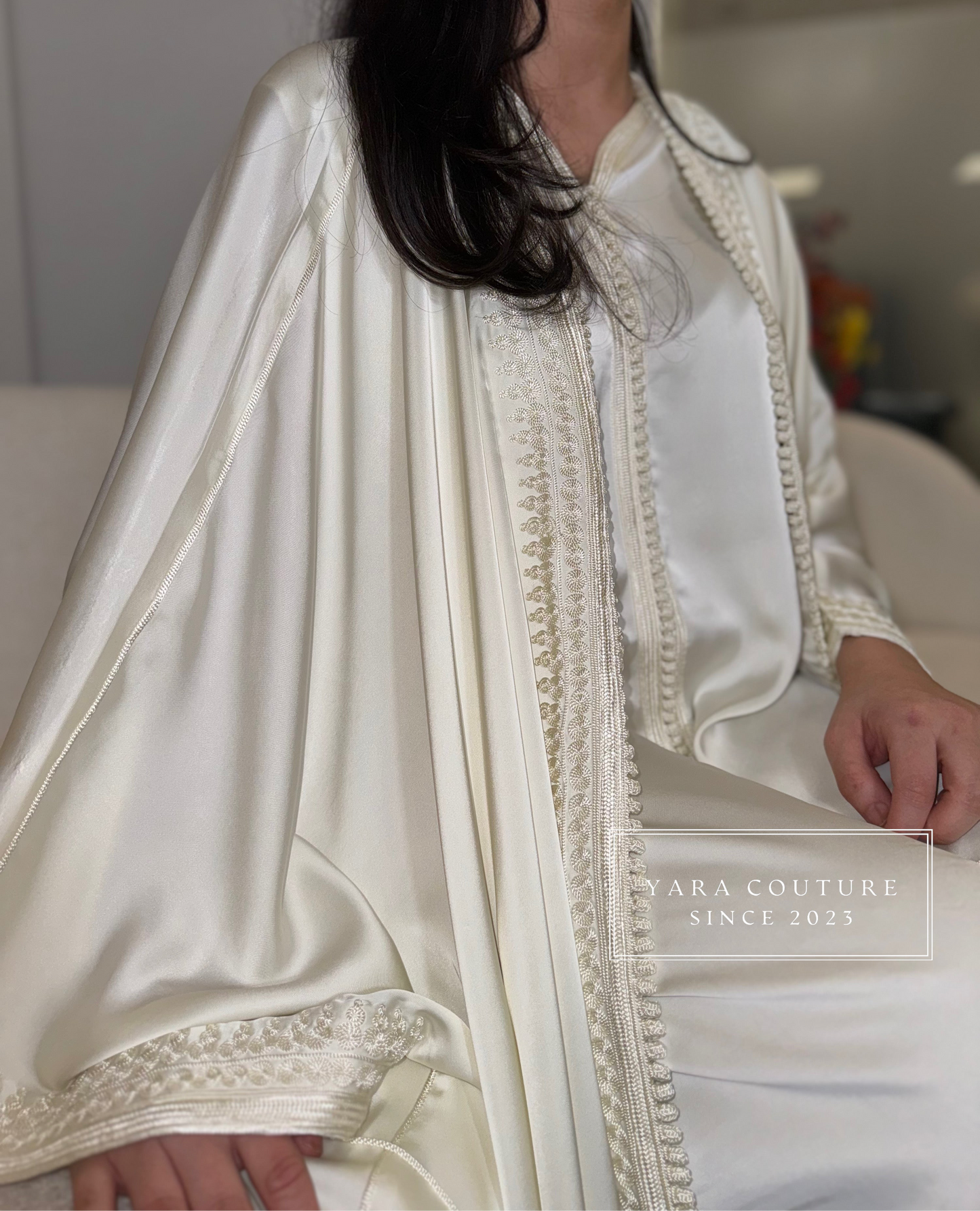 Abaya set White