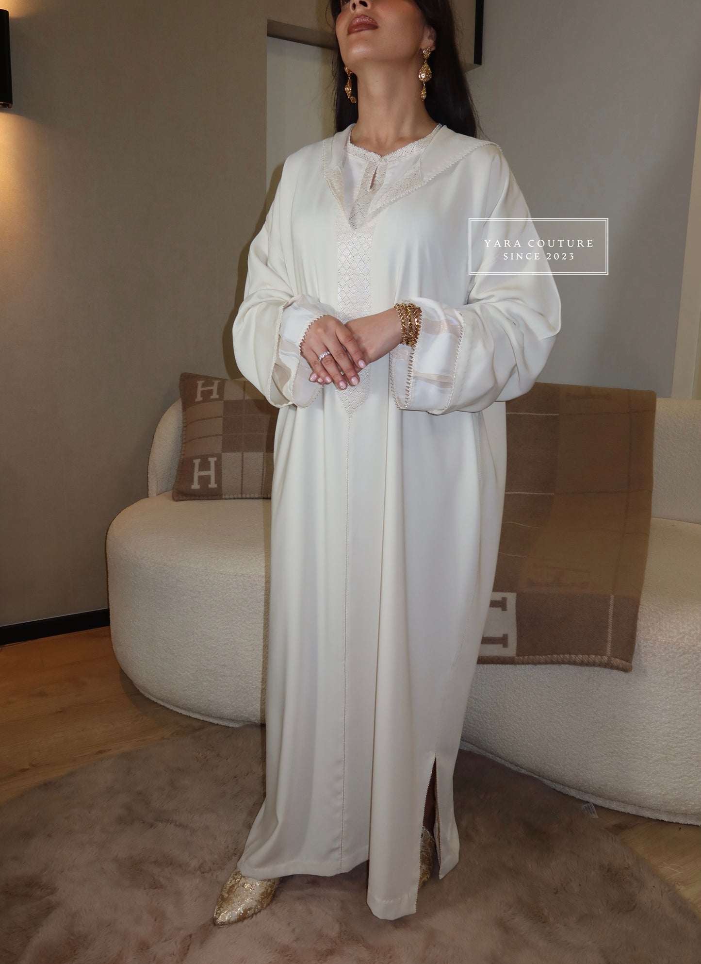 Jelaba Randa White