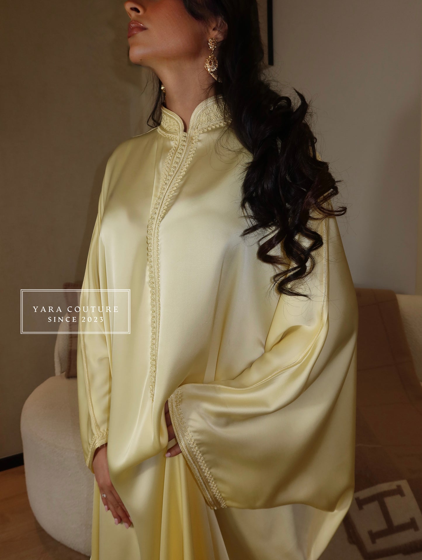 Kandoura Yarah butteryellow