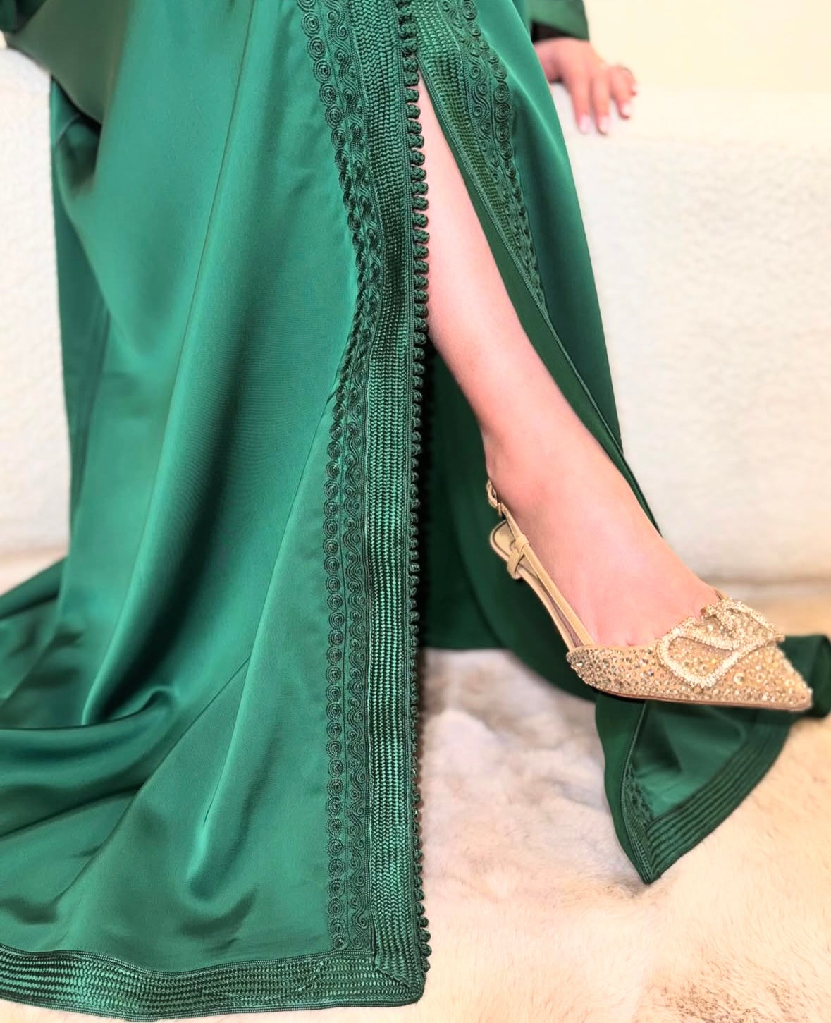 Caftan dark green